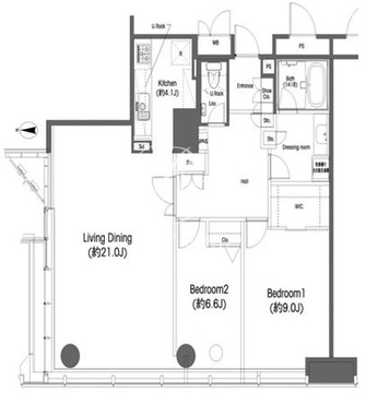浜松町スクエアスタジオ 2008 間取り図