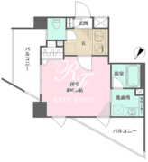 アジールコート品川 501 間取り図