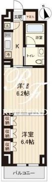 プラティーク清澄白河 304 間取り図