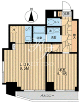 ドゥーエ東陽町 501 間取り図