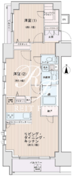 エスティメゾン錦糸町2 507 間取り図