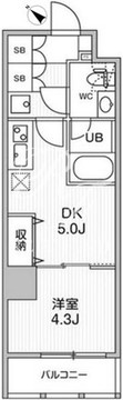 コンフォリア・リヴ志村三丁目 208 間取り図