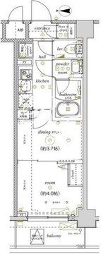エル・グランジュテ本所吾妻橋 602 間取り図