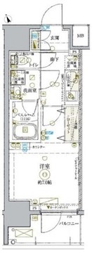 KDXレジデンス池袋ウエスト 305 間取り図