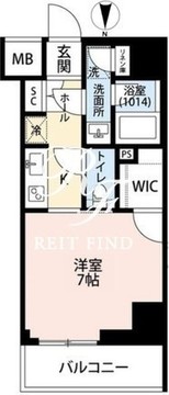 プレール・ドゥーク菊川駅前 802 間取り図