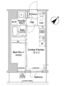コンフォリア東池袋イースト 408 間取り図
