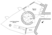 プラウドフラット新宿御苑 303 間取り図