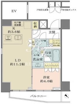 ザ・パークハウス北青山 402 間取り図