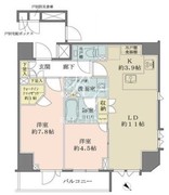 ザ・パークハウス北青山 501 間取り図