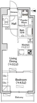 ディオスプラド 407 間取り図