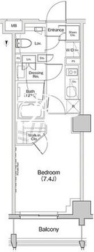 ザ・パークハビオ下北沢 309 間取り図