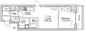 ディオスプラド 304 間取り図