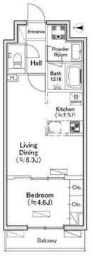 ディオスプラド 208 間取り図