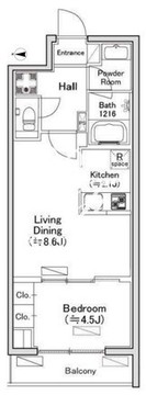 ディオスプラド 104 間取り図
