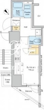 プラウドフラット文京千駄木 505 間取り図