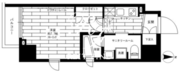 ステージグランデ新御徒町アジールコート 604 間取り図
