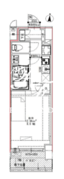 エスレジデンス錦糸町パークサイド 702 間取り図