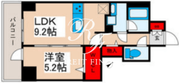 グランパセオ三ノ輪 803 間取り図