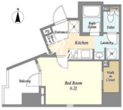 ライトテラス秋葉原 1001 間取り図