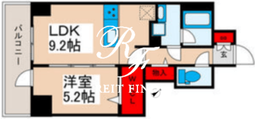 グランパセオ三ノ輪 1103 間取り図
