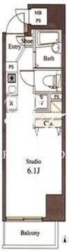 ＰＡＴＨ中目黒ｕｎｏ 602 間取り図