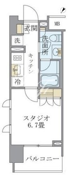 ラサンテ千駄木 1104 間取り図