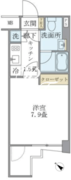 KDXレジデンス門前仲町 203 間取り図