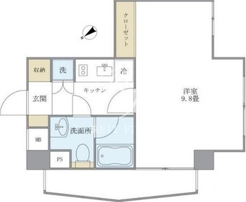 KDXレジデンス門前仲町 501 間取り図