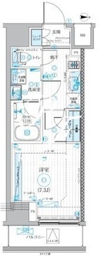 ブライズ大森本町 402 間取り図