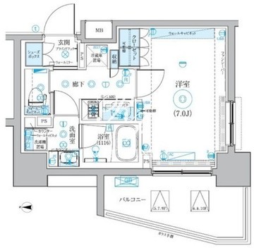 ブライズ大森本町 605 間取り図