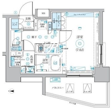 ブライズ大森本町 905 間取り図