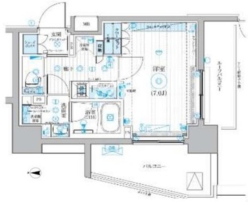 ブライズ大森本町 405 間取り図