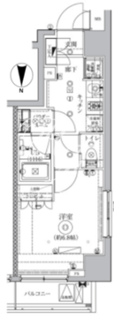 ドムススタイル高田馬場 901 間取り図