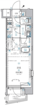 ディアレイシャス赤羽 1001 間取り図