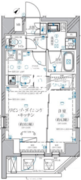 ディアレイシャス赤羽 403 間取り図