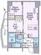 クレストコート渋谷笹塚 401 間取り図