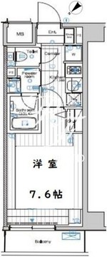 シーフォルム不動前 102 間取り図