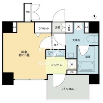 KDA品川大崎 1002 間取り図