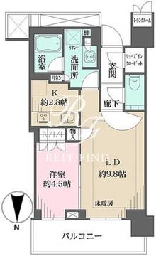 ザ・パークハウス晴海タワーズティアロレジデンス 2921 間取り図