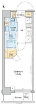 プラウドフラット西日暮里ディアージュ 405 間取り図