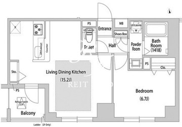 ブレス西巣鴨 409 間取り図