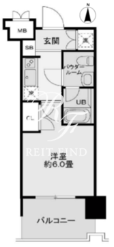 レジディア新宿御苑 502 間取り図