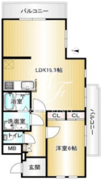 Vortex Seta 307 間取り図