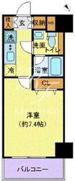 プレール・ドゥーク木場駅前 1203 間取り図