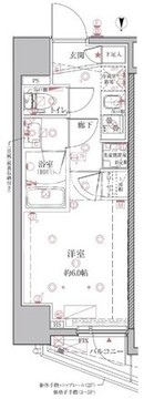 クレイシアIDZ千代田岩本町 201 間取り図