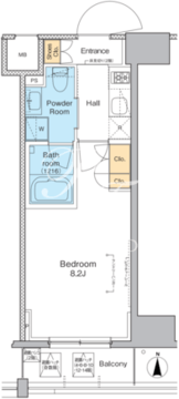 プラウドフラット木場2 402 間取り図