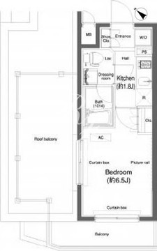 プラウドフラット小石川 401 間取り図
