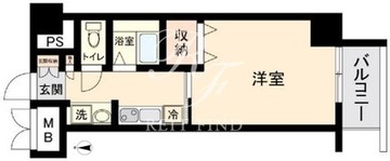 コスモリード幡ヶ谷 503 間取り図