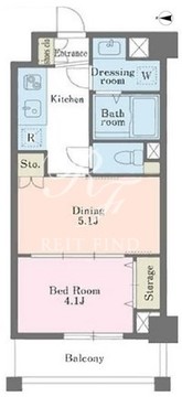 デュオステージ大塚 403 間取り図