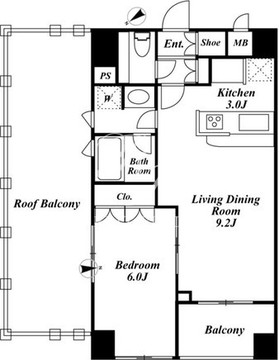 スペーシア三軒茶屋弐番館 705 間取り図